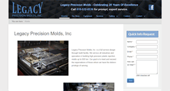 Desktop Screenshot of legacyprecisionmolds.com