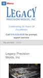 Mobile Screenshot of legacyprecisionmolds.com